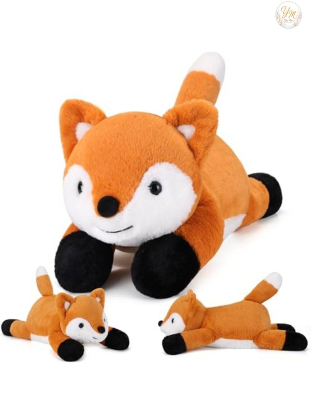 Weighted Stuffed Animal Fox Plush Pillow 22 Inch 4.5lbs